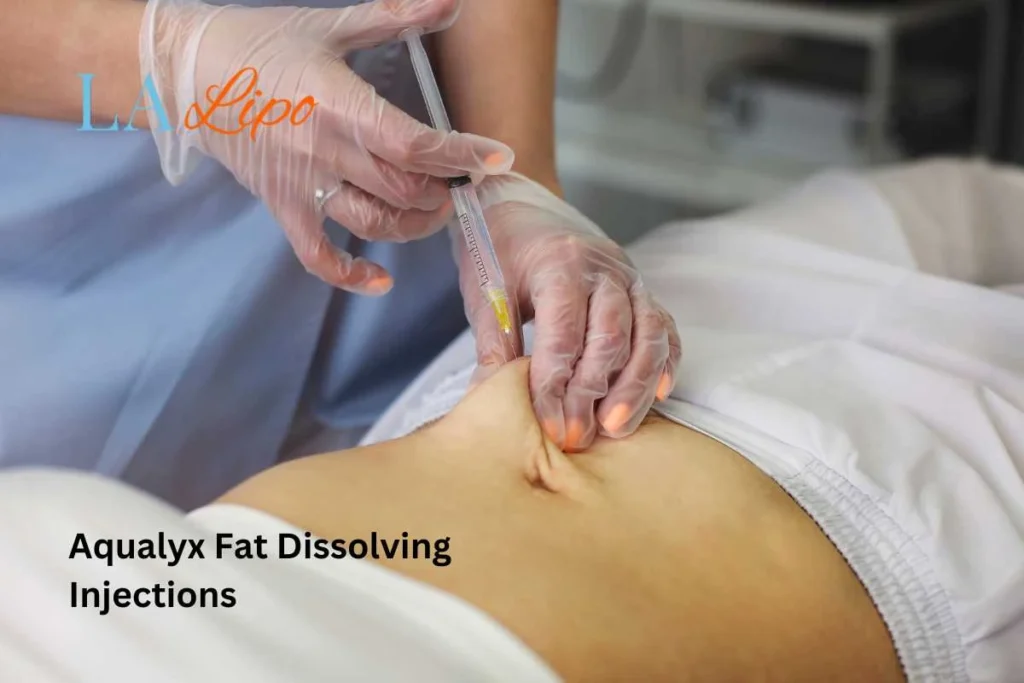 woman having fat dissolving injections Hastings in the stomach