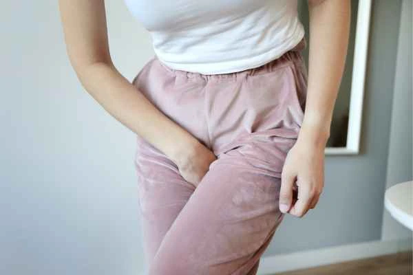 older woman running to the toilet because of urinary incontinence Hastings