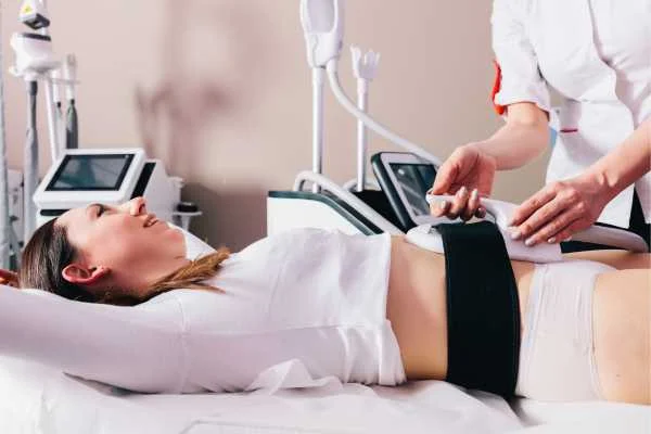 woman having body sculpting to help improve her body image and her mental health Hastings